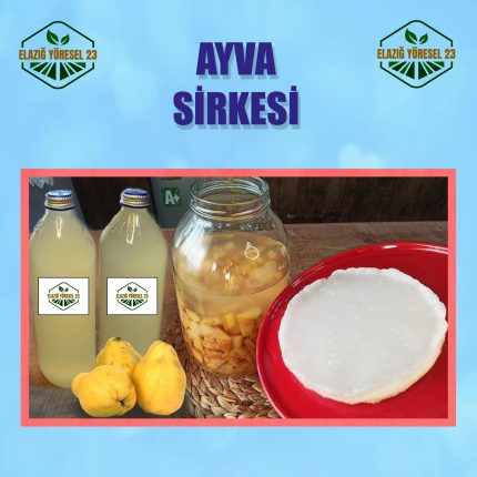 EV YAPIMI DOĞAL AYVA SİRKESİ 1 Litre
