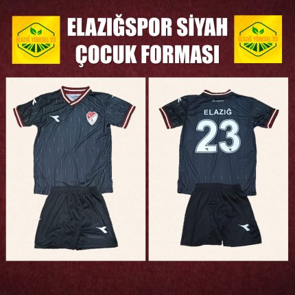 ELAZIĞSPOR SİYAH ÇOCUK FORMASI
