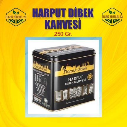 Türkiye'nin en lezzetli ve en kaliteli Harput Dibek kahvesi yumuşak bir içime sahiptir. Kahvemizin içeriğinde bulunması zor ve dünyada çok pahalı olan Kakule Tohumu, Öğütülmüş (İnce Dereceli, Orta Kavruk) Arabica Kahve, Kahve Kreması ve Kakao bulunmaktadır.