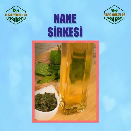 EV YAPIMI DOĞAL NANE SİRKESİ 1 Litre