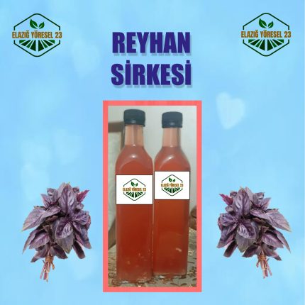 EV YAPIMI DOĞAL REYHAN SİRKESİ 1 Litre
